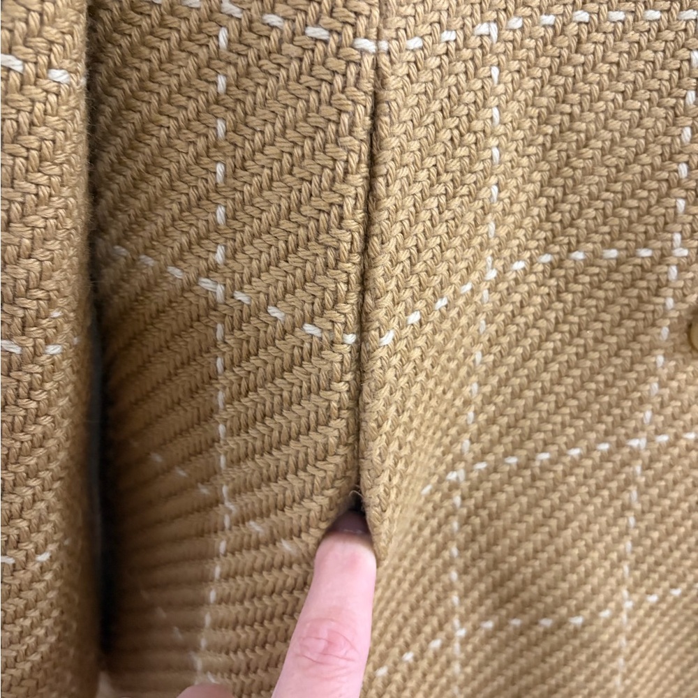 Ann Taylor wool Blend Coat - Size 8 - tan color - Picture 4 of 6